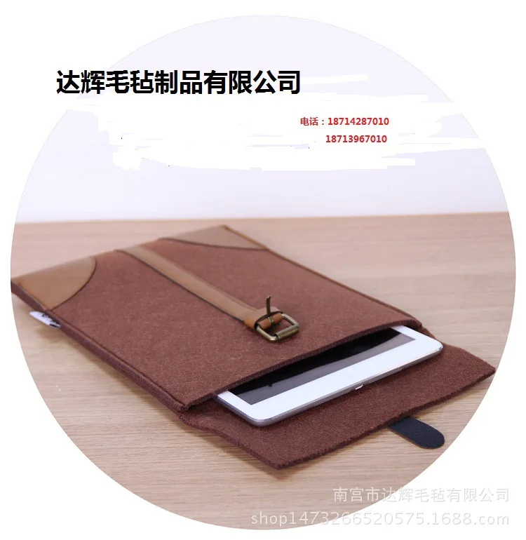 

Apple iPad Pro12. 9-Inch Tablet Liner of Computer Bag Wool Felt with Keyboard Hand Computer Bag Felt