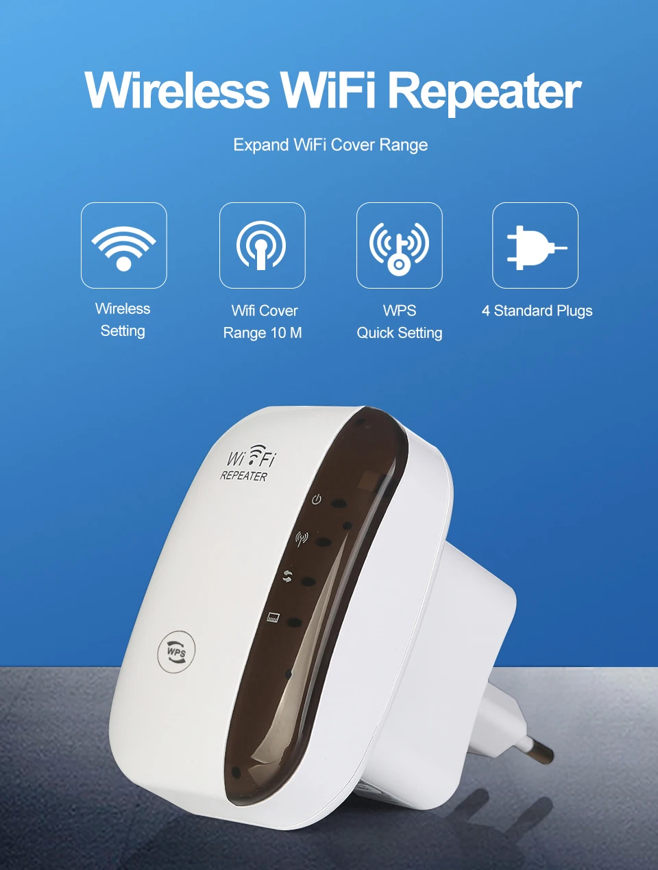 Wifi Repeater Wifi Khuếch Đại Tín Hiệu Wifi Tầm Xa Bộ Mở Rộng Router Wi Fi Repeate Wi-fi Tốc Độ 300Mbps Tăng Điểm Truy Cập best signal booster wifi