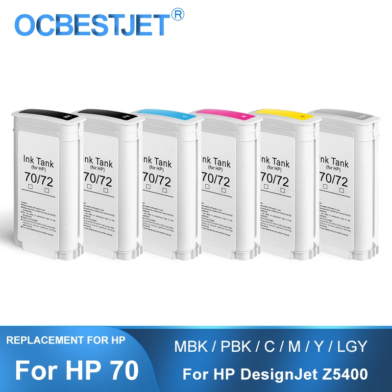 [third Party Brand] 6colors For Hp 70 Hp70 Compatible Ink Cartridge