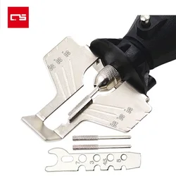 Kit d'outils d'affûtage de tronçonneuse, cylindrique, revêtu de diamant, polissage abrasif, meulage de pierre pour chaînes électriques, lames dentelées 