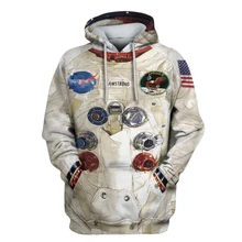 DIY, новинка, 3D Толстовка с капюшоном armstrong space, Толстовка для мужчин и женщин, толстовки, Повседневная Толстовка, милая Толстовка для косплея, космонавт, толстовки с капюшоном