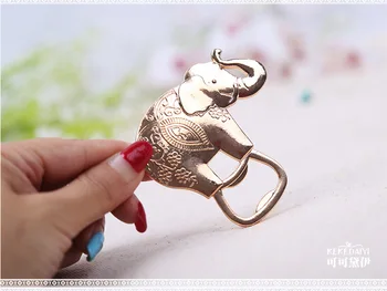 

wedding party favors gift for guests--Lucky Golden Elephant Bottle Opener cute baby shower giveaways souvenirs 100pcs/lot