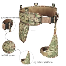 Тактическая поясная Опора Molle военный поясной ремень с бедренной кобурой платформа охотничий поясной ремень тренировочный Пояс Поддержка