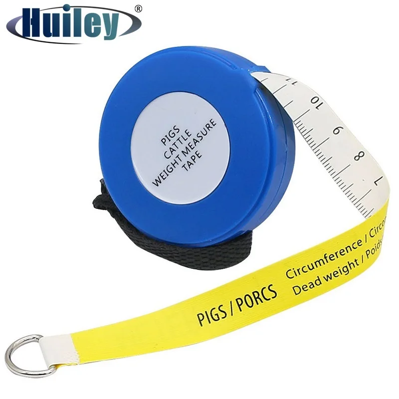 

2500 мм свиньи крупного рогатого скота вес ленты измерения ветеринарное оборудование сельское хозяйство ПВХ мягкая измерительная лента фермы полезный вес ing линейка метр