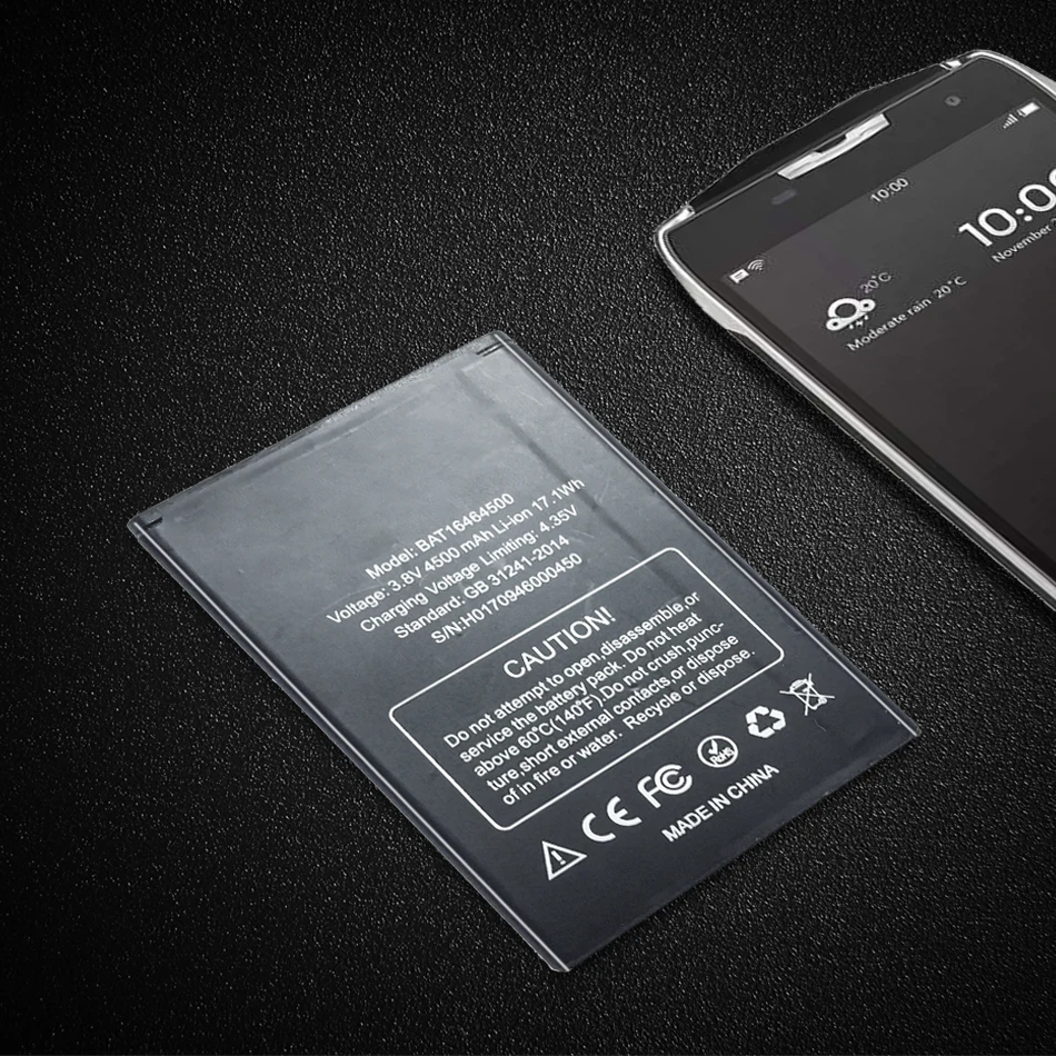Сменный аккумулятор для DOOGEE T5 lite 4500 мАч батарея BAT16464500|Аккумуляторы мобильных
