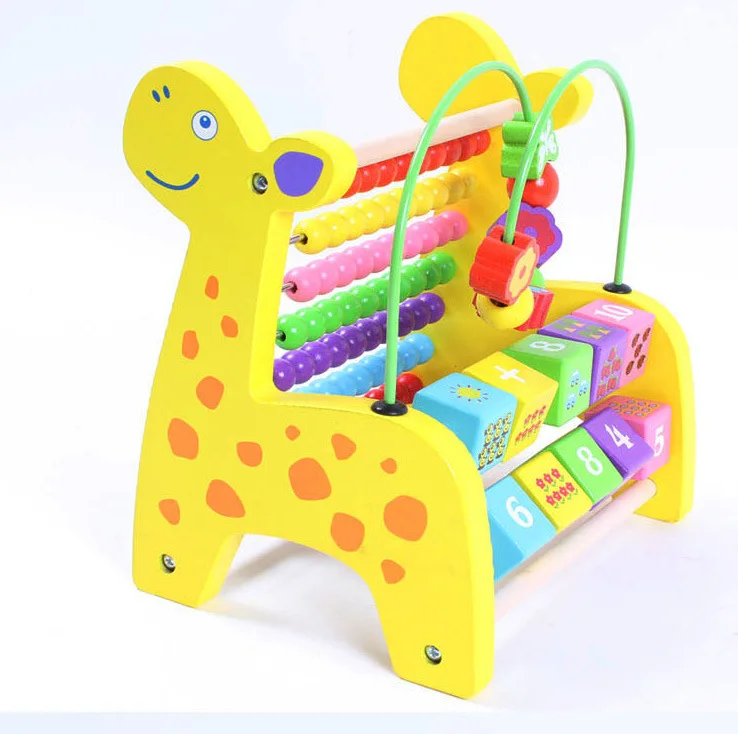 

Preschool Education Toy Deer Calculation Frame Children Early Education Abacus Calculation Giraffe Calculation Frame