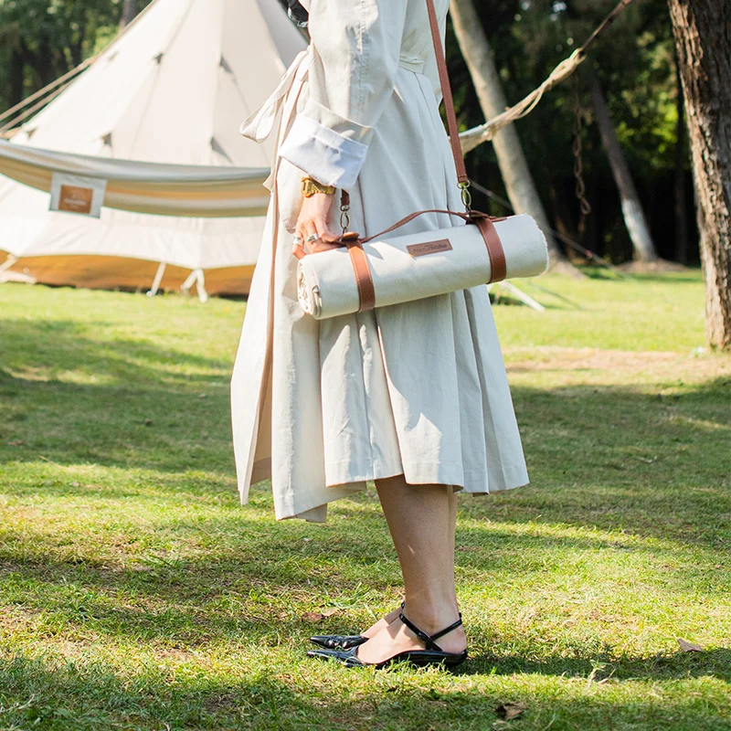 네이처하이크 피크닉 담요 캔버스 휴대용 피크닉 매트 초경량 비치 담요 지상 여행 매트 야외 매트리스 캠핑 매트