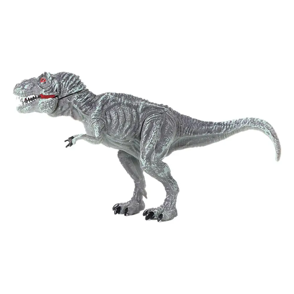 3PCS Jurassic Park Soft Dinosaur Model Wrist Dragon Tyrannosaurus Realistic Dinosaur Simulation Doll Toy Set For Kids Home Deco