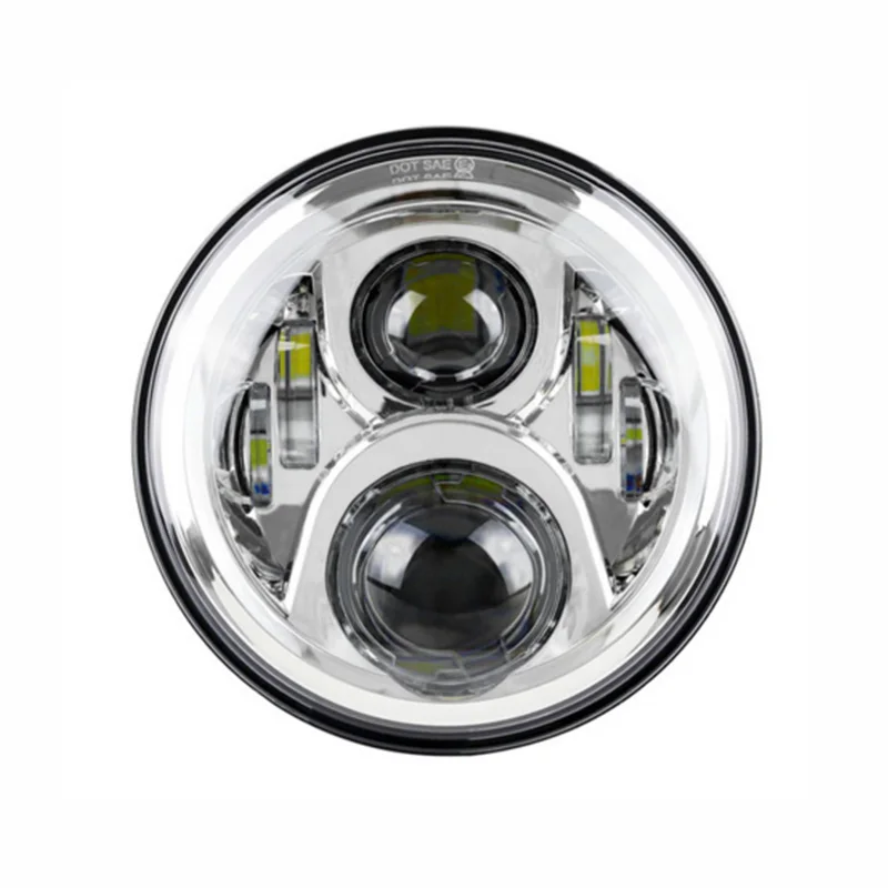 1Pcs 7 inch Round Motorcycle Led Headlight Hi Low Beam For Honda CB400