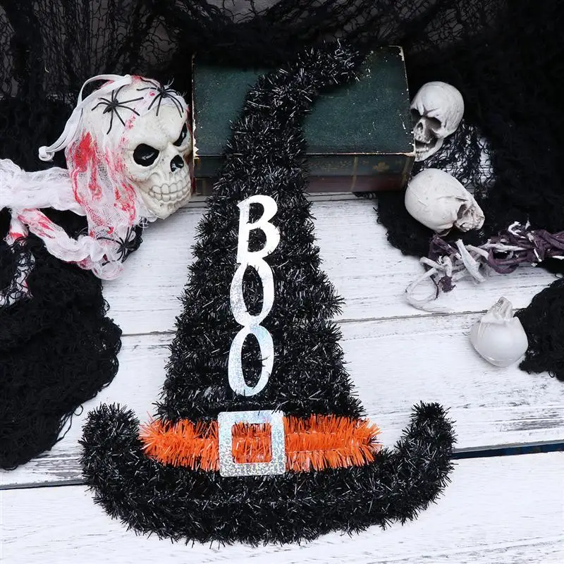 1pc Halloween Witch Hat Ornament Decoration For Home Wall Hangging Pendant Party Supplies For Halloween Accessories A2