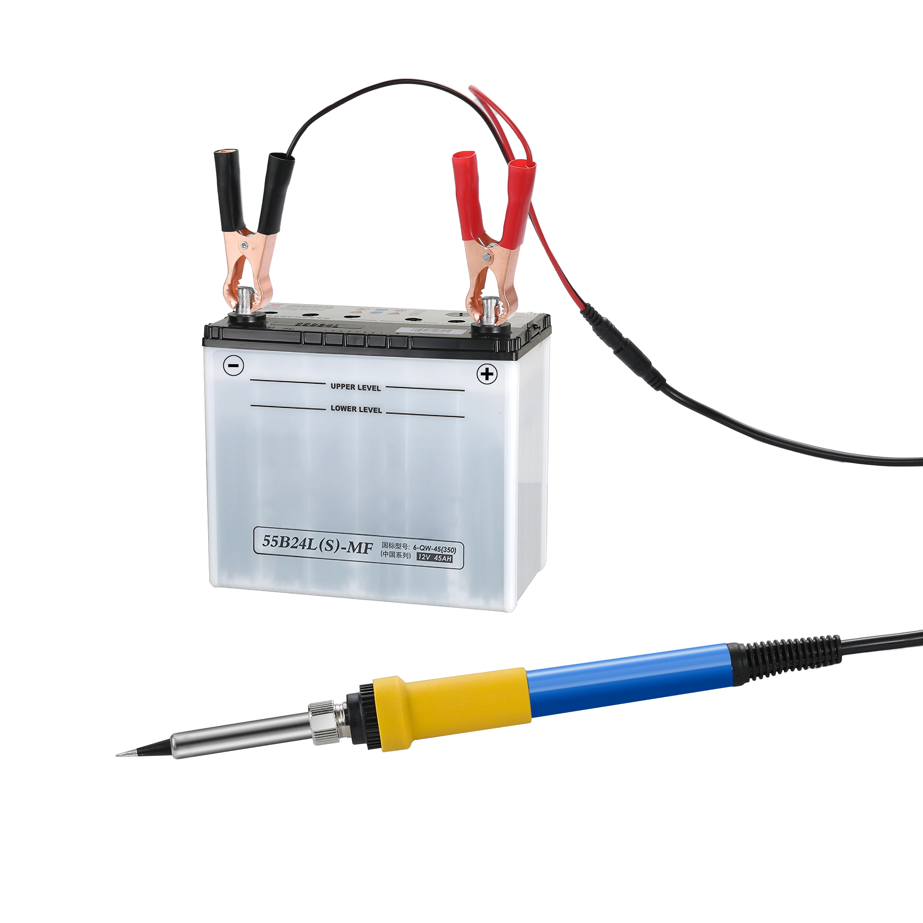 Fer à Souder Sans Fil BGS - 8W, 450°C, Autonomie 45 Min - Avec Station De Charge Et étain Inclus - Idéal électronique - 4
