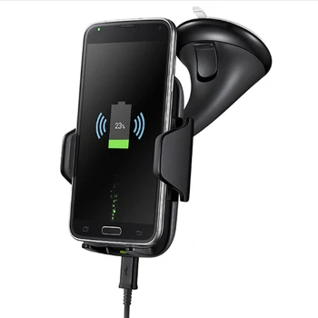 

COOFUN Multi-Funtion Qi Wireless Charger Phone Fast Charging Car Mount Holder Charger For iphone 8/X Samsung Note8 S7 S8/+ S9/
