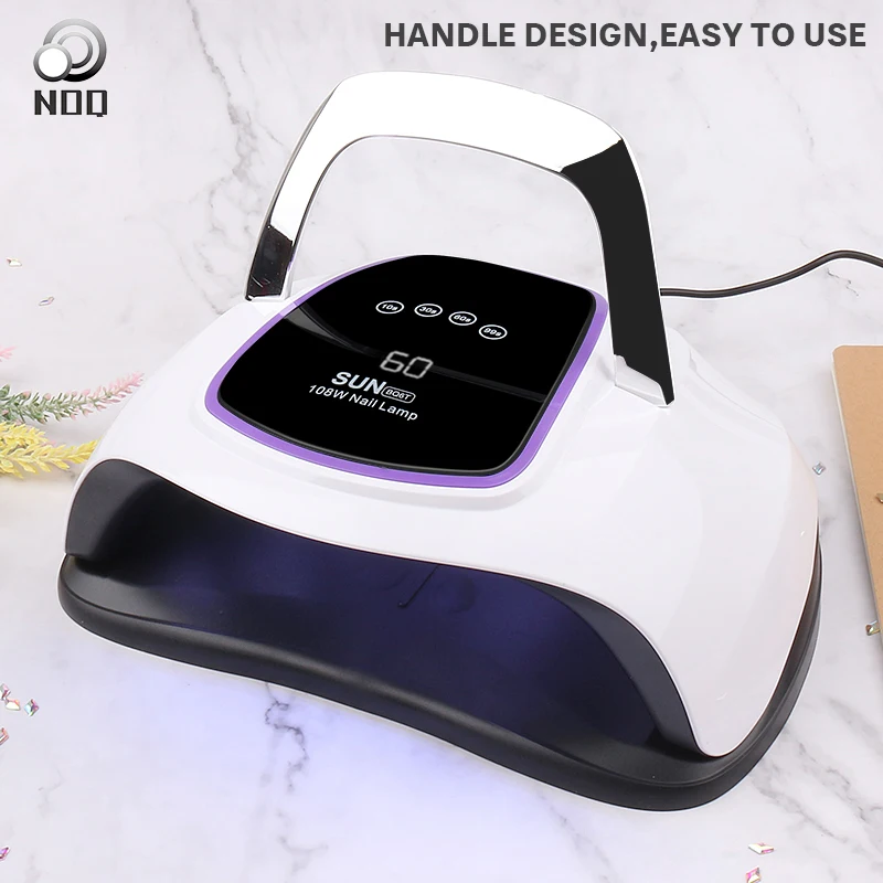 NOQ SUN BQ6T УФ лампа для ногтей Max72W светодиодный Сушилка для ногтей для маникюра 36 шариков ледяная лампа отверждения Гель-лак сушильные машины инструменты