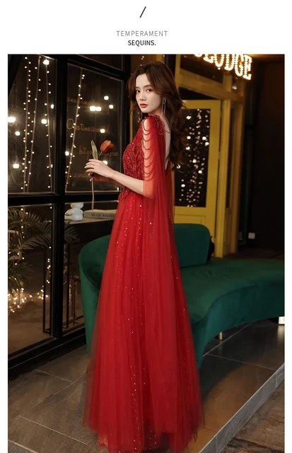 Buy Rose Red Readymade Fancy Designer Party Wear Net Gown | Gowns