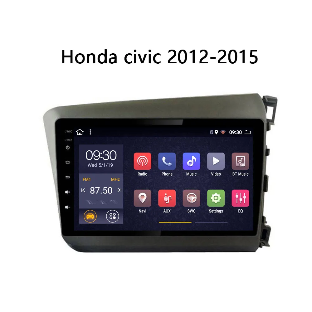 Автомагнитола для Honda civic автомагнитола на android головное устройство 1DIN 2012