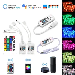 DC5V 12V 24V RGB RGBW RGBCCT Led Wifi Controller For RGB RGBW WS2811 WS2812 LED strip Alexa Google Magic Home