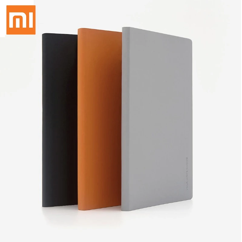 

2pcs Xiaomi Note Book Mijia Kaco Green Noble Smooth Paper NoteBook PU Leather Cover Slot Writing Book for Office School Gift