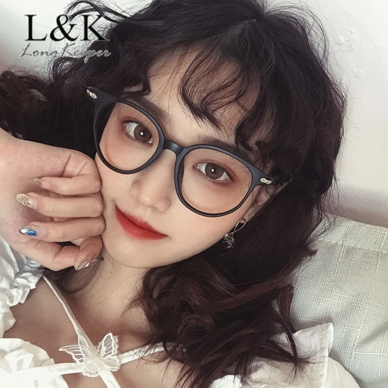 2020 Vintage Women Cat Eye Glasses Frame Men Eyeglasses Eyewear Frame Anti Blue Light Transparent Glasses Optical Glasses Frames