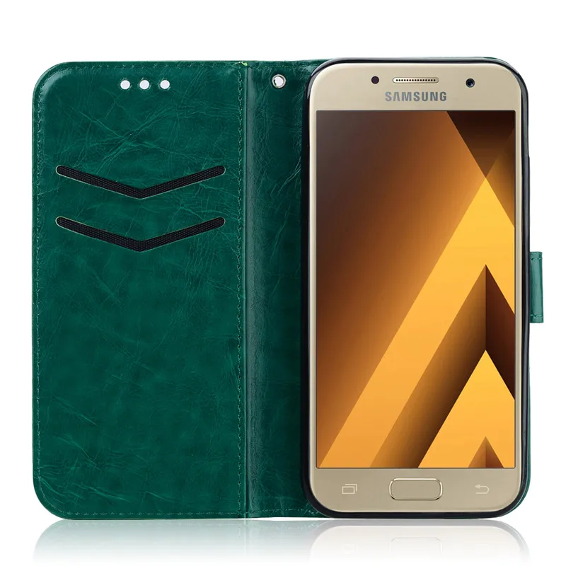 Кожаный флип-чехол для samsung A5 чехол samsung A5 A510 чехол Роскошный кошелек чехол для samsung Galaxy A5 a520f крышка