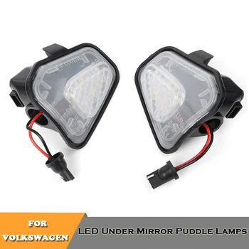 

2Pcs LED Side Mirror Puddle Lights Lamp No Error for Vw Volkswagen EOS Passat B7 CC Scirocco Jetta car styling accessory