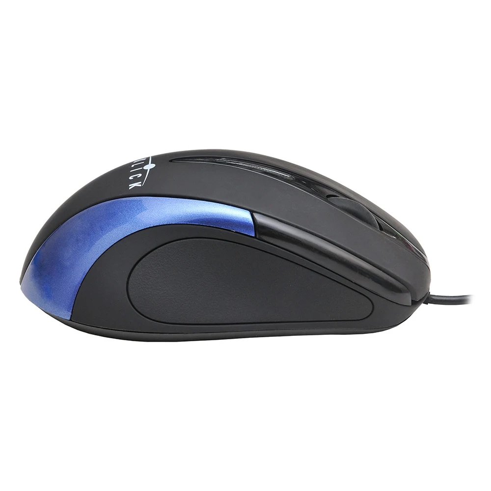 997801 Мышь Oklick 235M черный/синий оптическая(800dpi) USB(2but