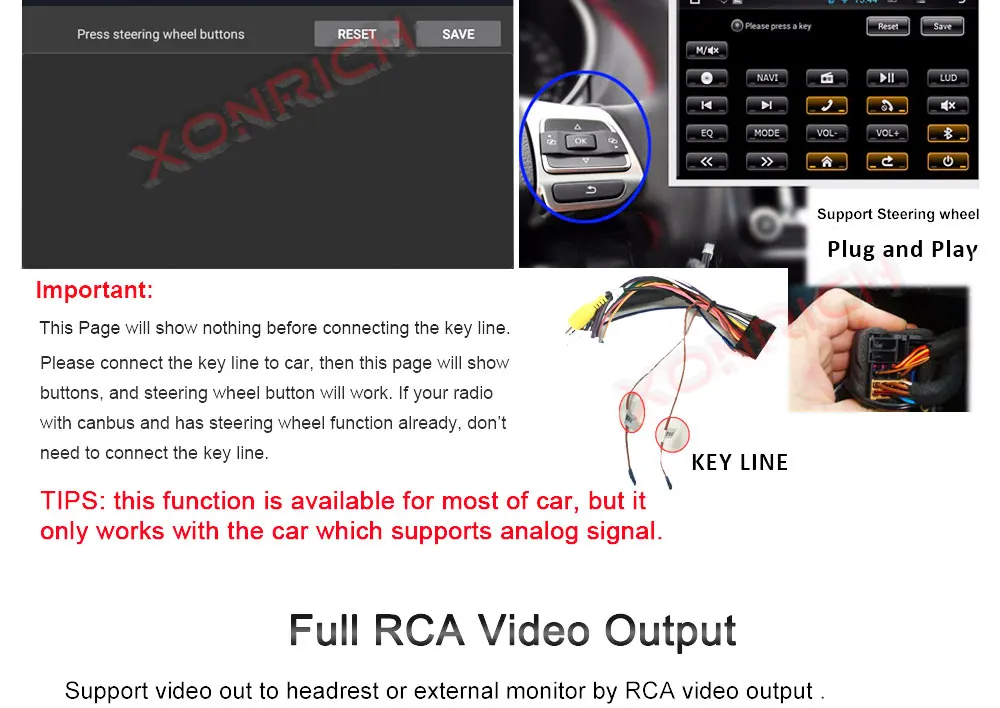 Sale Xonrich DSP 2 din Android 9.0 4G 64G car dvd player For Toyota Corolla E120 BYD F3 multimedia player stereo GPS radio navigation 9