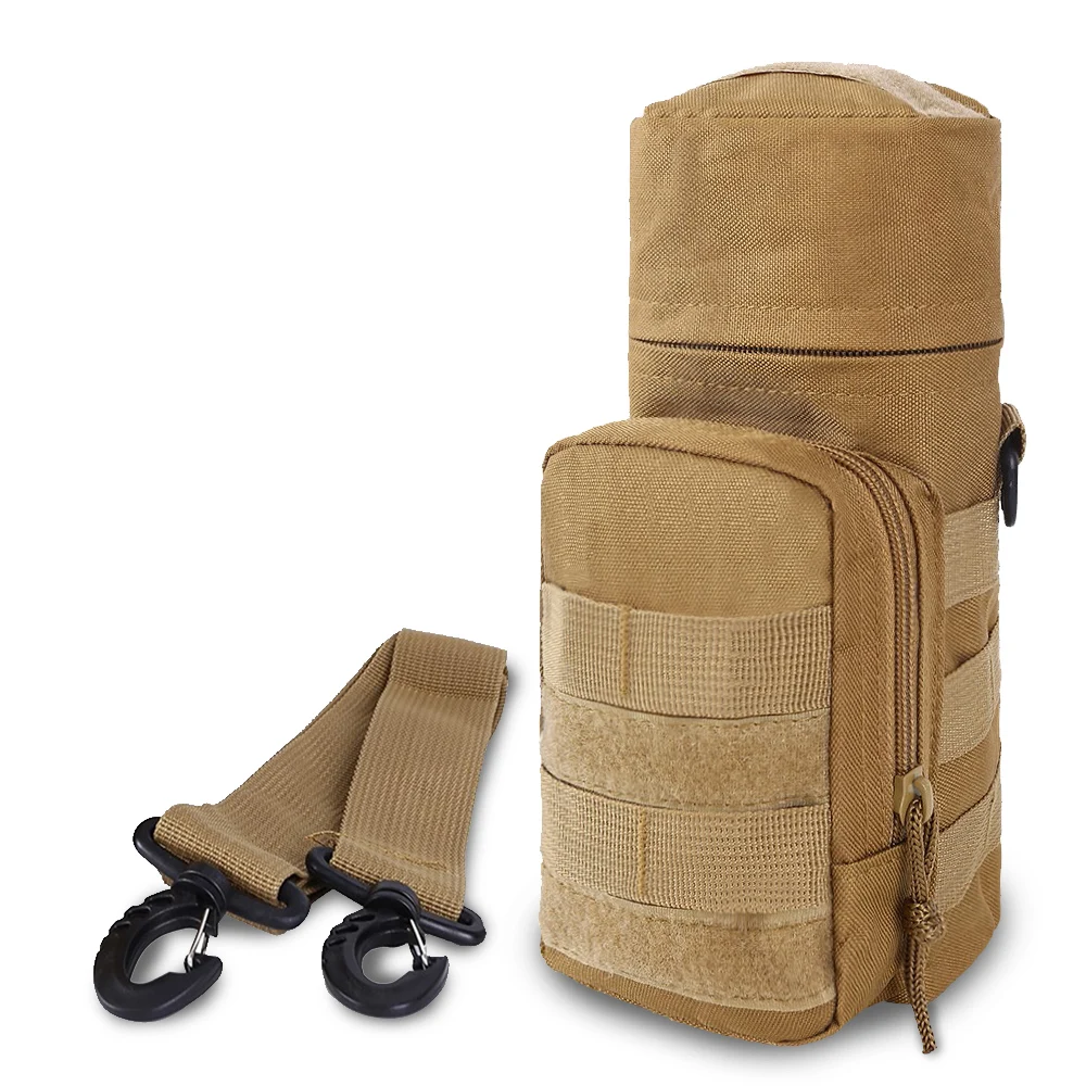 Molle сумка для бутылки воды сумка на плечо тактическая Шестерня чайник поясная сумка для армейских фанатов Скалолазание Туризм Кемпинг Охота