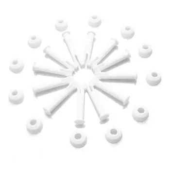 

12Pcs Pool Connector Pin Plastic Pins Connecting Pins Swimming Pool Accessories with Cap White (2.36 Inch)