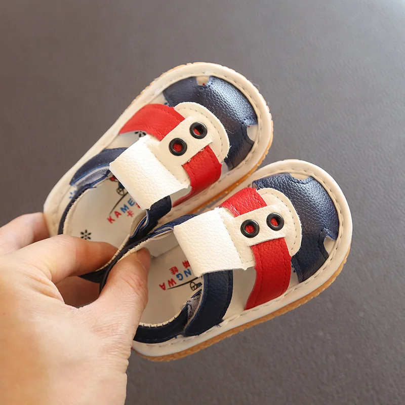 

Skid-Proof Baby Shoes Soft Leather Baby Boys Girls Infant Shoes Slippers 0-6-12-18 18-24 First Walkers Closed Top Toddler Shoes