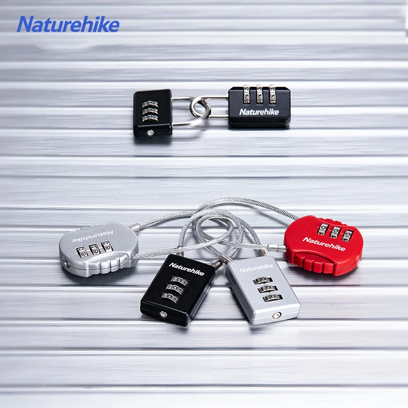 Naturehike мини 3 значный пароль безопасности Комбинации замок Анти кражи шкаф из