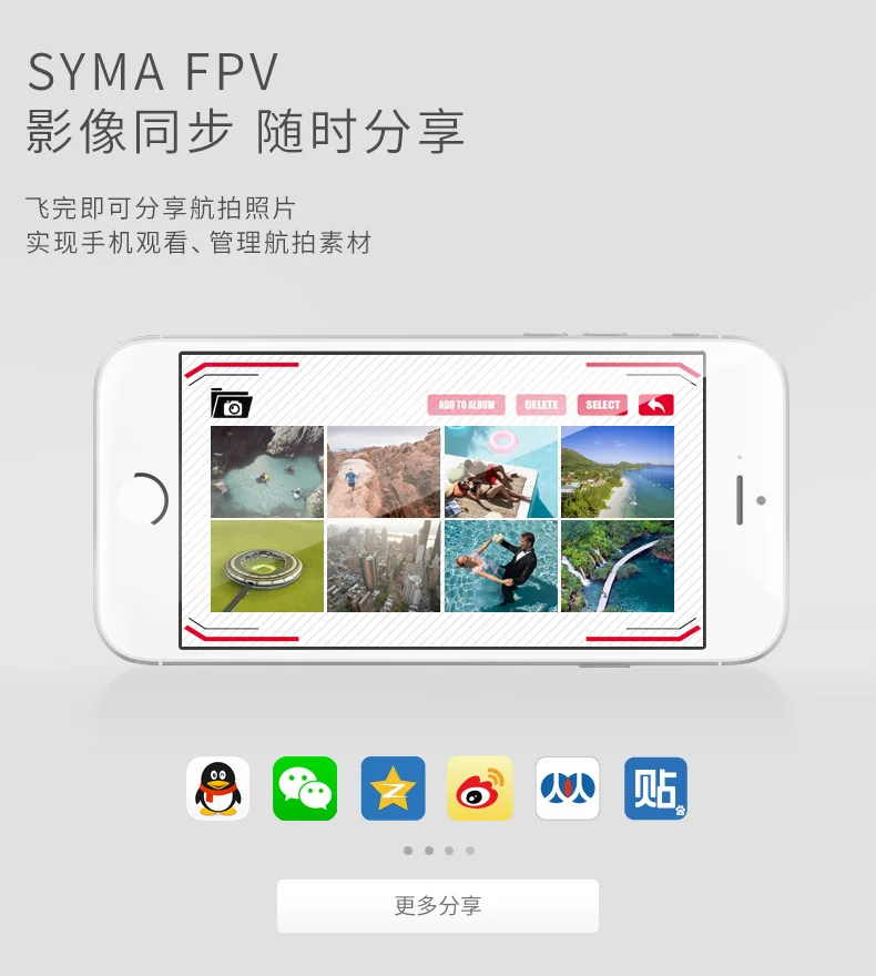 SYMA Sima X5uw модель самолета большой четырехосевой высокой четкости в реальном времени самолет для аэрофотосъемки беспилотный летательный аппарат T