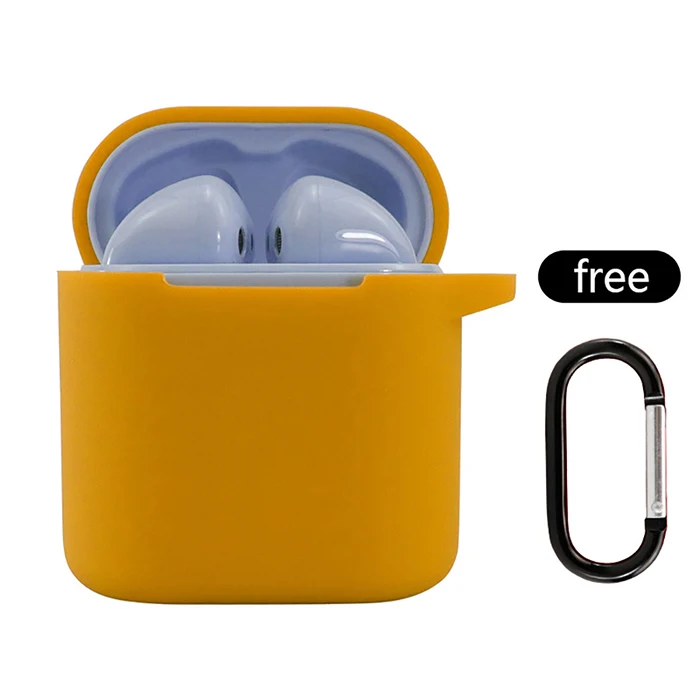 Yolk Yellow Для huawei Honor FlyPods чехол беспроводные наушники bluetooth Защитный чехол Наушники Аксессуары силиконовый чехол с зарядкой - Цвет: Yolk Yellow