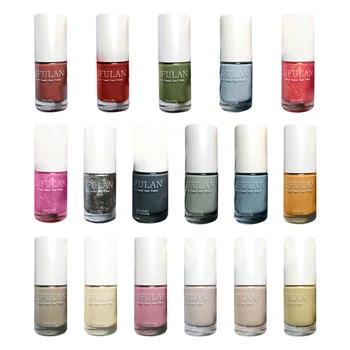 

17 Colors 8ml Nail Polish Series Varnish Polish Durable Non-toxic Tear-free Tasteless Quick Dry Eco-friendly Nail Art Varnish