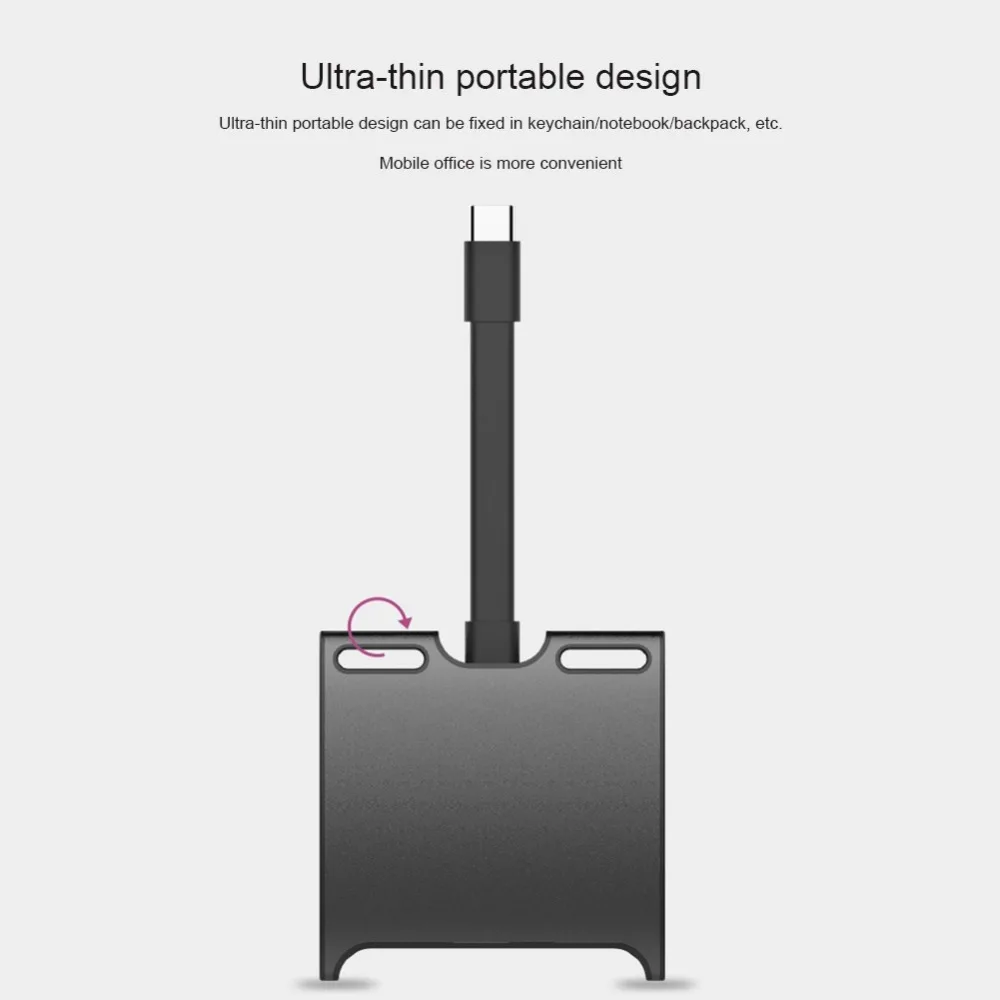 11 Syle портативный адаптер type-C type c к hdmi/usb-c концентратор Многофункциональный прочный совместимый адаптер type-c с зарядка PD