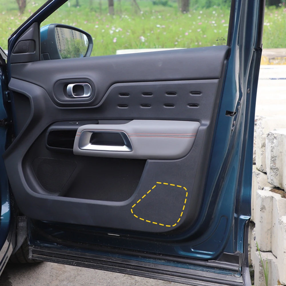 Для Citroen C5 AIRCROSS автомобильный стиль дверной громкоговоритель звук хромированная Накладка рамка наклейка интерьерные аксессуары