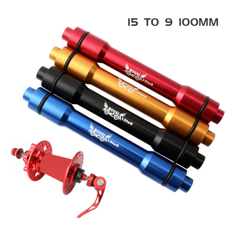 15mm To 9mm Thru Axle Hub Adapter Bicycle Quick Release Bike Hub MTB Bike Rear Hubs Axis Conversion Seat 15mm To 9mm Thru Axle Hub Adapter Bicycle Quick Release Bike Hub MTB Bike Rear Hubs Axis Conversion Seat