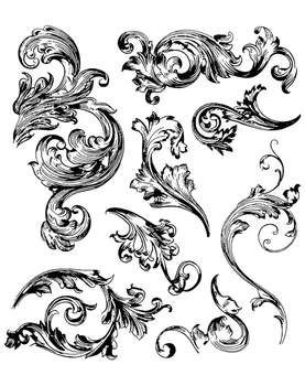 

background Transparent Clear Silicone Stamp/Seal for DIY scrapbooking/photo album Decorative clear stamp sheets