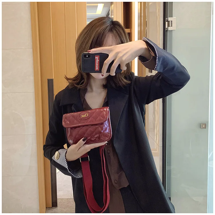 

Chest Pack 2019 New Style Korean-style INS Versatile Envelope Bag Fashion Shoulder Bag Versatile Trend Rhombus Shoulder Bag