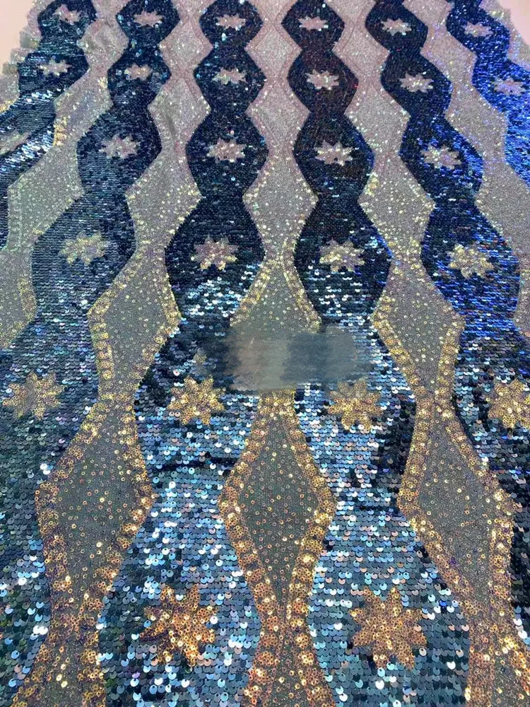 

Shiny African sequins velvet fabric /Beautiful shiny sequin embroided Soft Flannel mesh for sew wedding dress party dresses