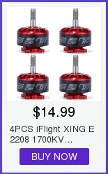 IFlight XING-E XING E 2207 2450KV 2750KV 2-4S FPV гоночный бесщеточный двигатель совместимый 5,1x3,1x3 Пропеллер для радиоуправляемого дрона