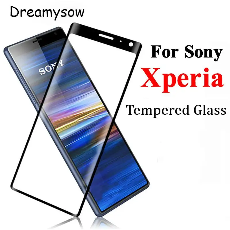 9H полное покрытие из закаленного стекла для sony Xperia5 Защитное стекло экрана Xperia L3 10