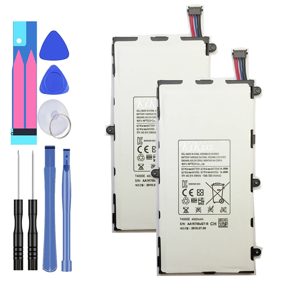 Аккумулятор для планшета Samsung Galaxy Tab 2 3 4/Tab A E/Tab S S2 S3 Примечание (7 0 8 4 9 6 7 10 1 5) SM T210 T211