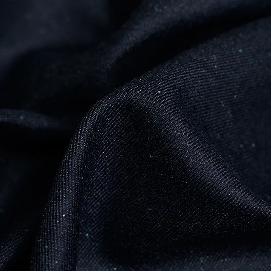 Перламутровый NavyBlue Star Ponite камвольная шерсть ткани шерсть материалы для одежды осенние женские костюмы швейная ткань - Цвет: NavyBlue