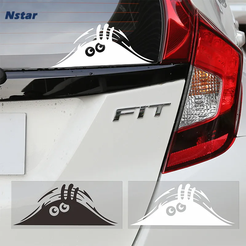 

Nstar 1pc Cute Car Sticker Vinyl Auto Boot Rear Windshield Fuel Tank Cap Badge Car Part Decoration Funny Sticker 06