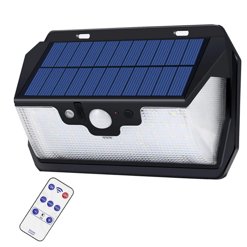 

Led-Solar-Garden-Wall-Lamp Pathway Power-Motion-Sensor Energy-Saving Yard Outdoor Waterproof Ip65