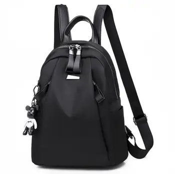 

Hot Waterproof Oxford Backpack Women Black School Bags for Teenage Girls Large Capacity Fashion Travel Tote Backpack
