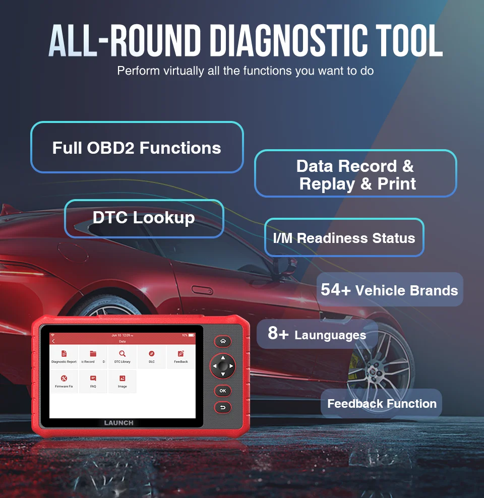 cheap car inspection equipment LAUNCH X431 CRP909X OBD2 Scanner Automotive Tools Car Diagnostic Tools Auto OBD Code Reader Free Shipping Diagnostic Auto car inspection equipment