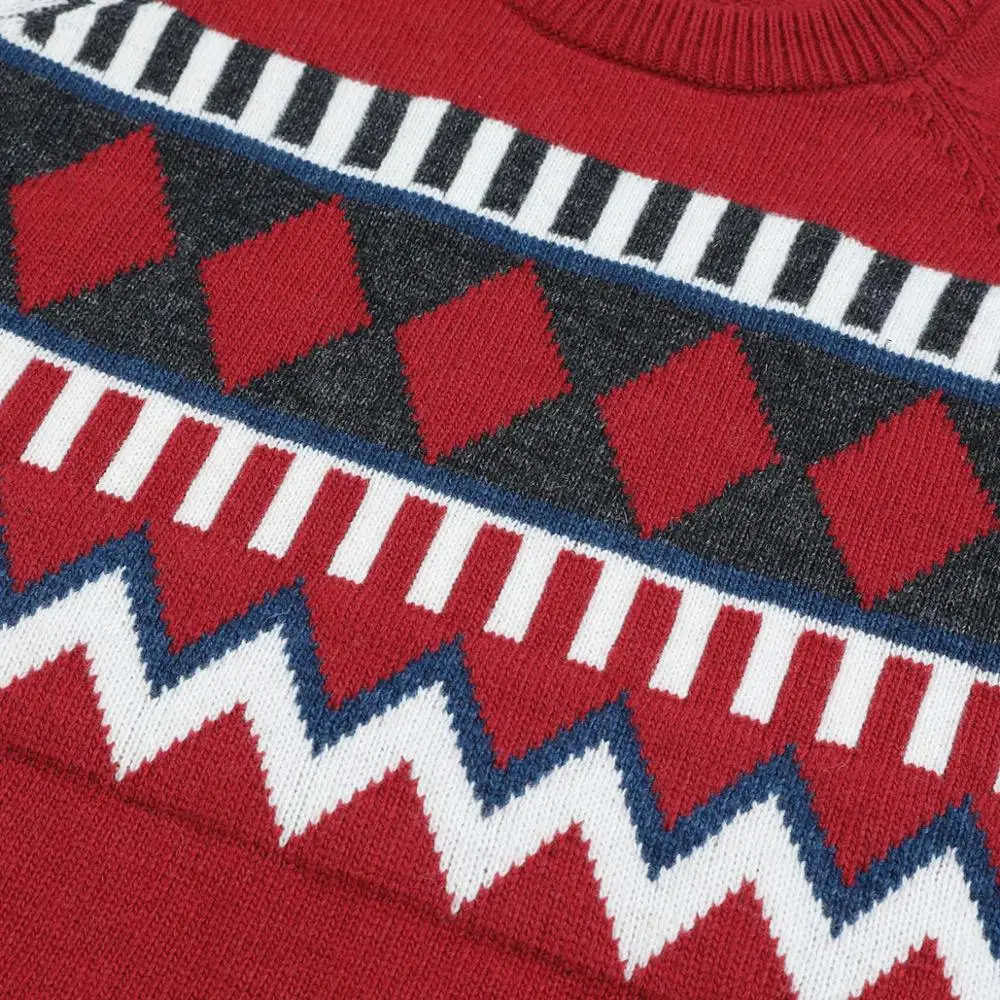 SIMWOOD 2022 Spring New Intarsia maglione misto lana uomo Fair island Knit  Wear maglioni natalizi geometrici Argyle Color pullover|Pullovers| -  AliExpress