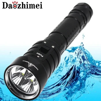 

8000 Lumens DX4S LED Diving Flashlight 4* XM-L2 U2 Underwater 18650 26650