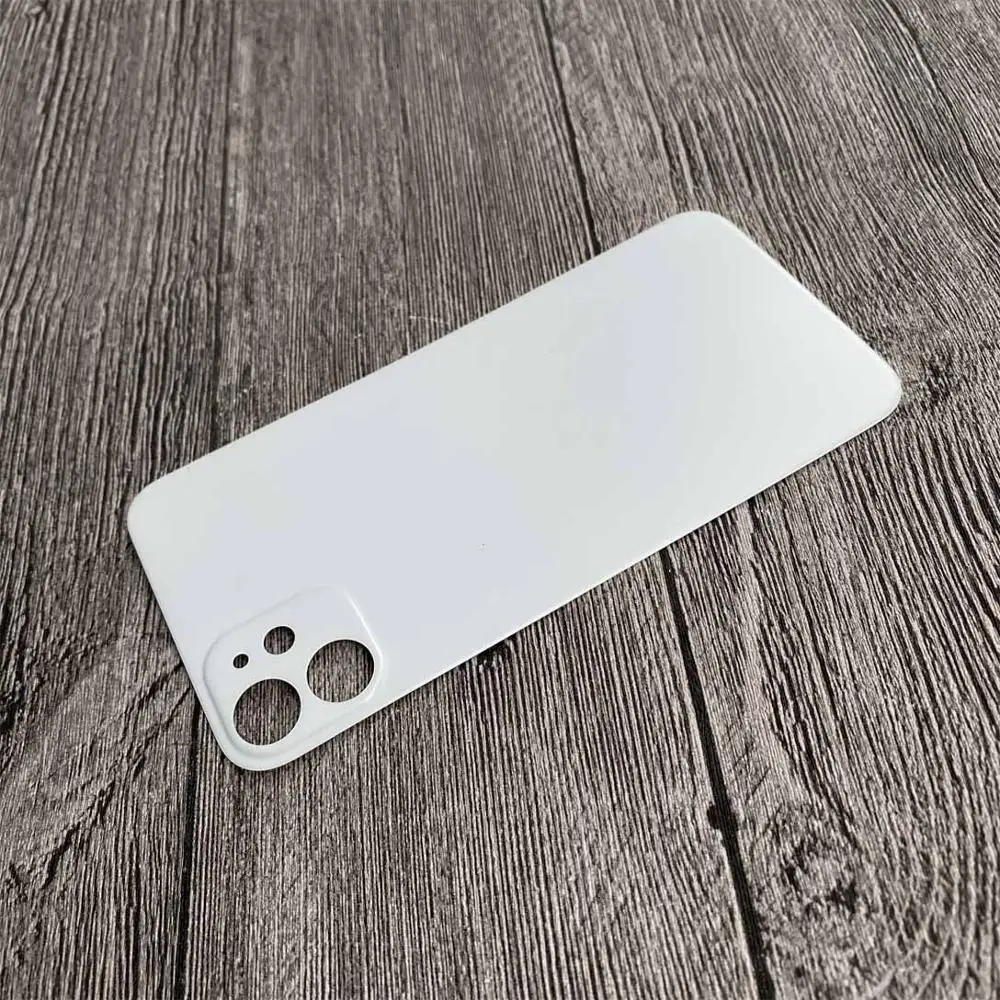 Новейшее Сменное стекло для iPhone X XS MAX XR to 11 Pro 11 PRO MAX с камерой наклейка на рассеиватель Модифицированная задняя крышка для камеры - Цвет: White
